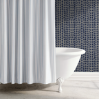 Dancing Ikat in Indigo, Wallpaper