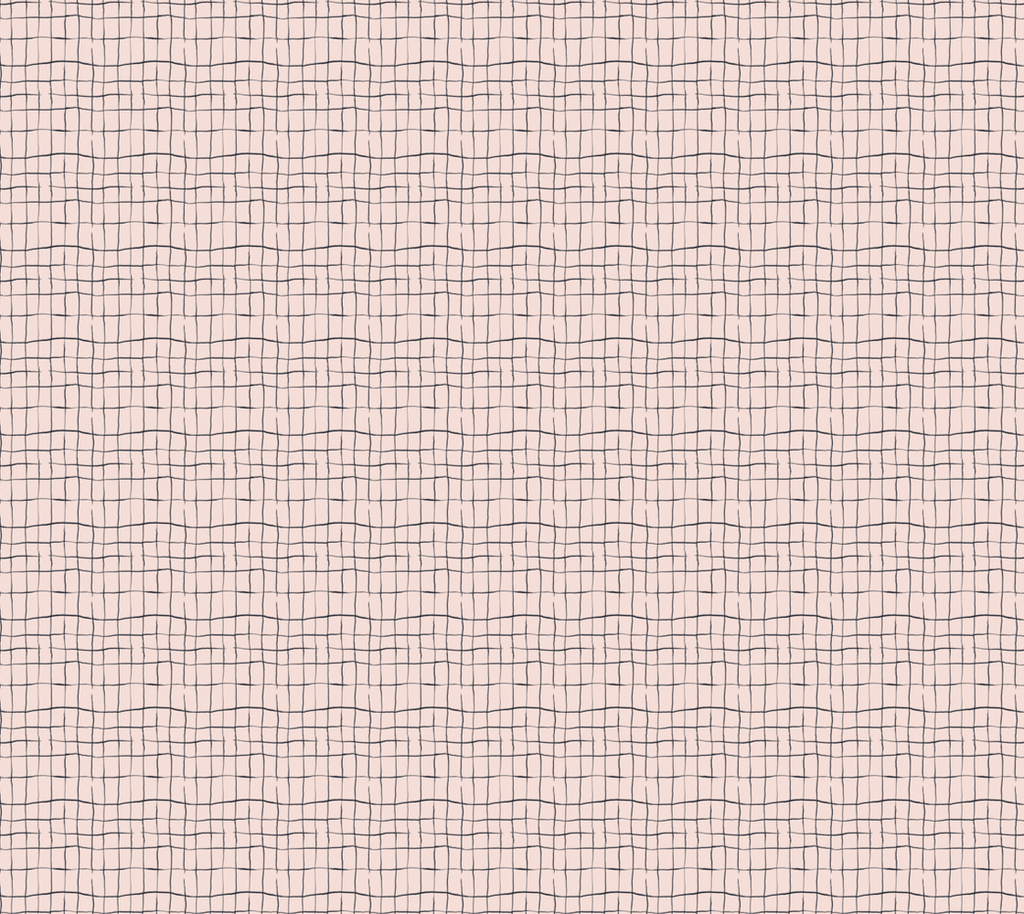 Broken Grid on Blush, Fabric