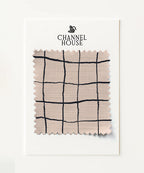 Broken Grid on Blush, Fabric