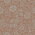 Suzani floral in peach, Wallpaper
