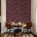 Suzani floral maroon