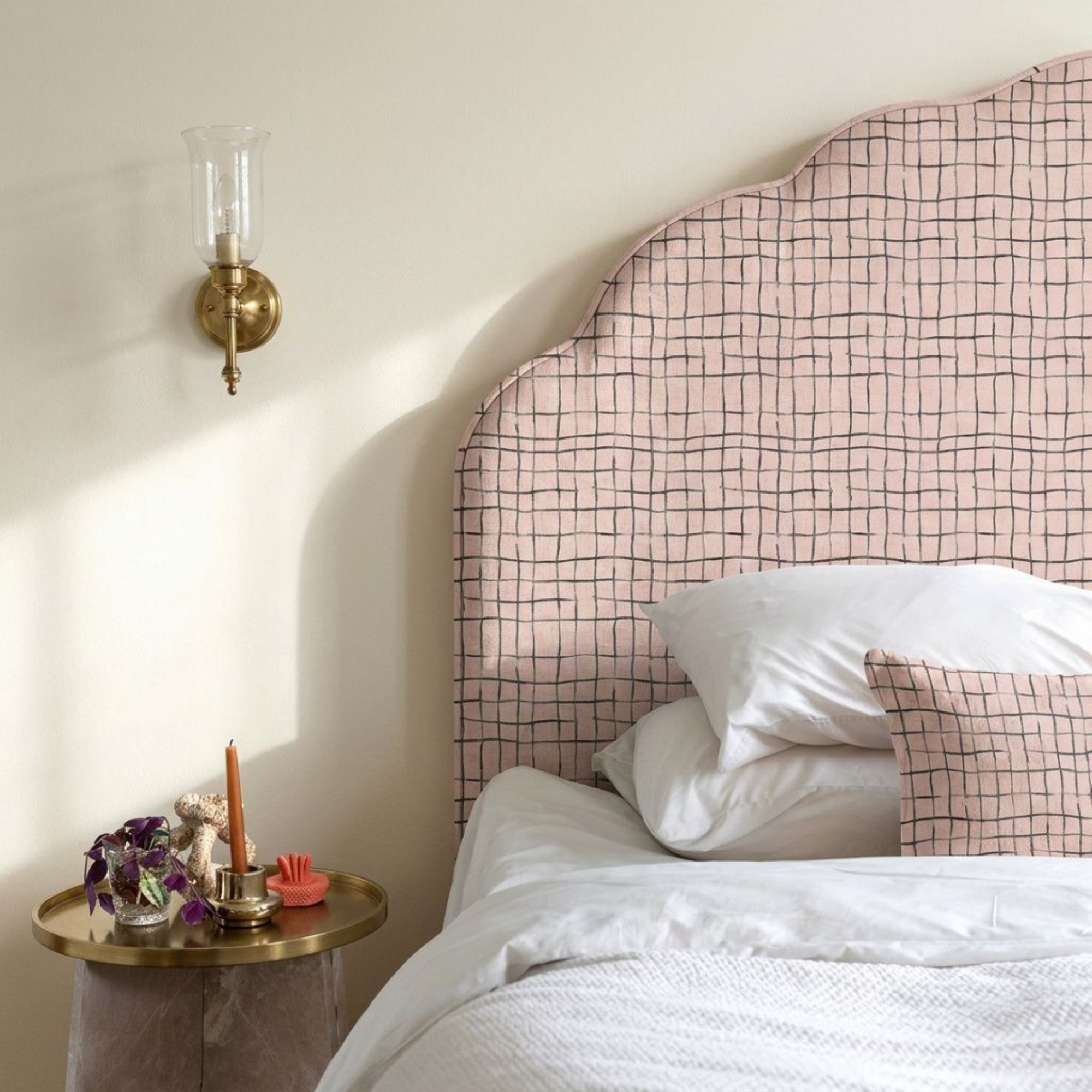 Broken Grid, 22in Throw Pillow