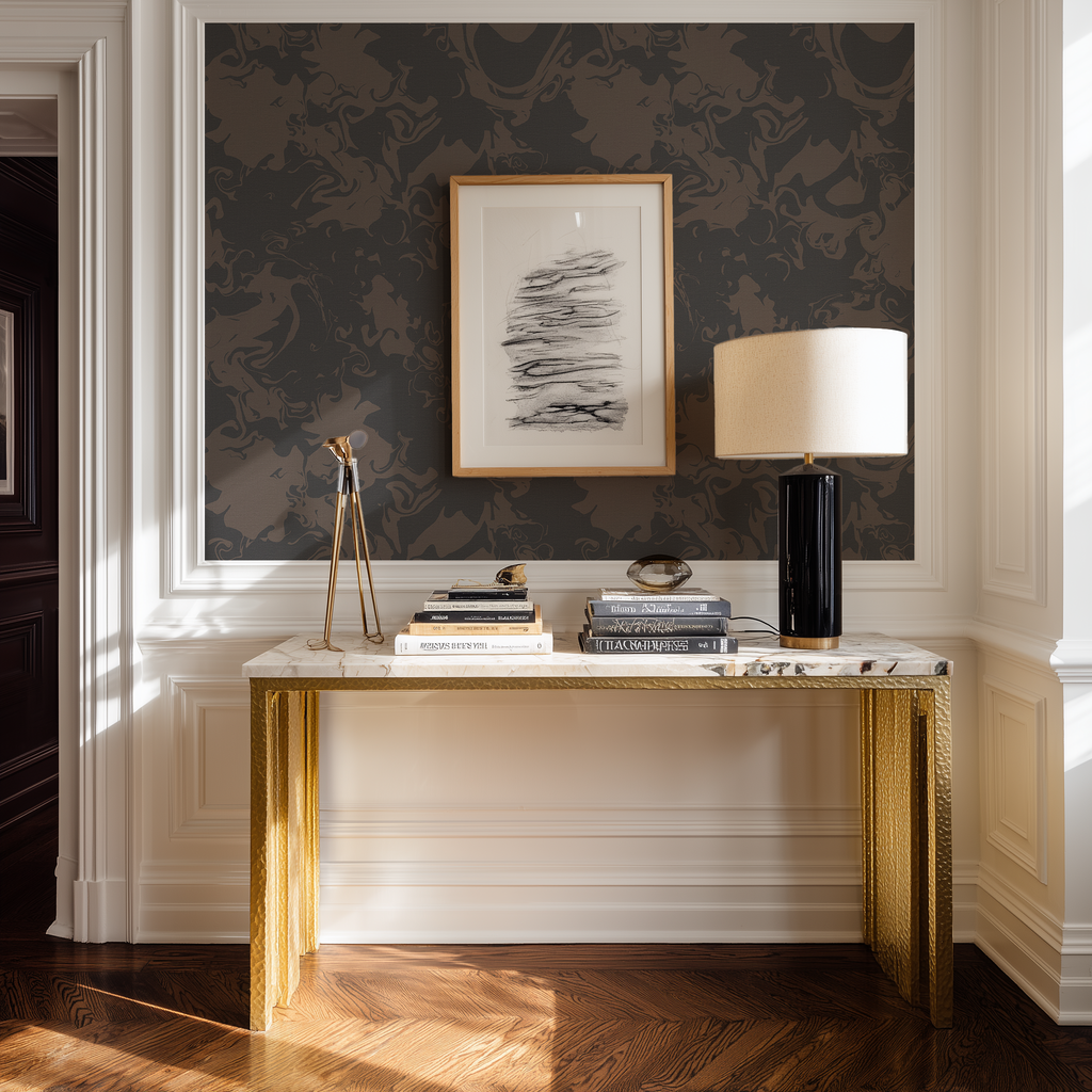 Dark Marled in coal, Wallpaper