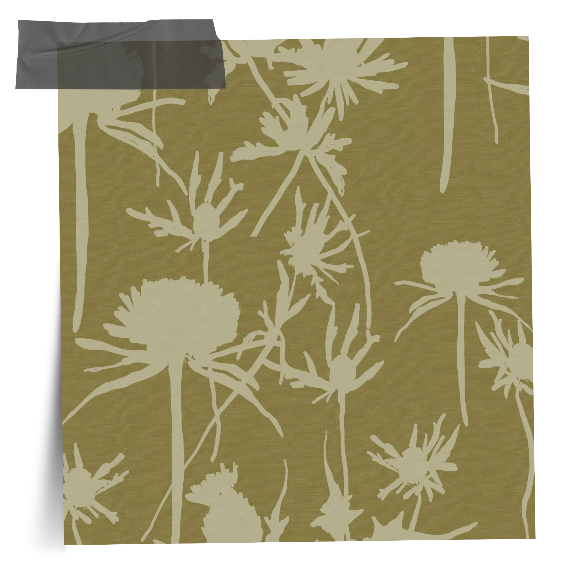 Thistle in Grass Wallpaper