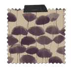 Falling ginko in plum, fabric